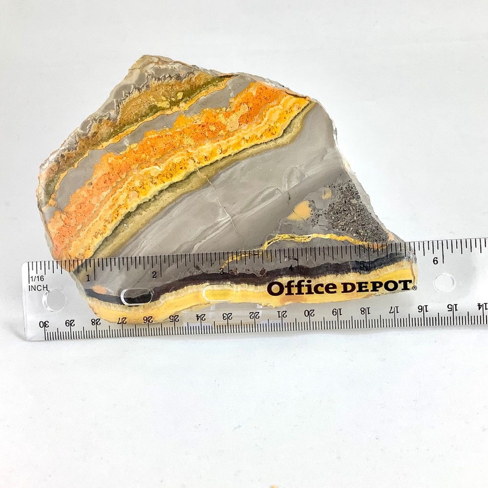 Bumblebee Jasper Polished Slice from Indonesia. - Picture 5 of 6